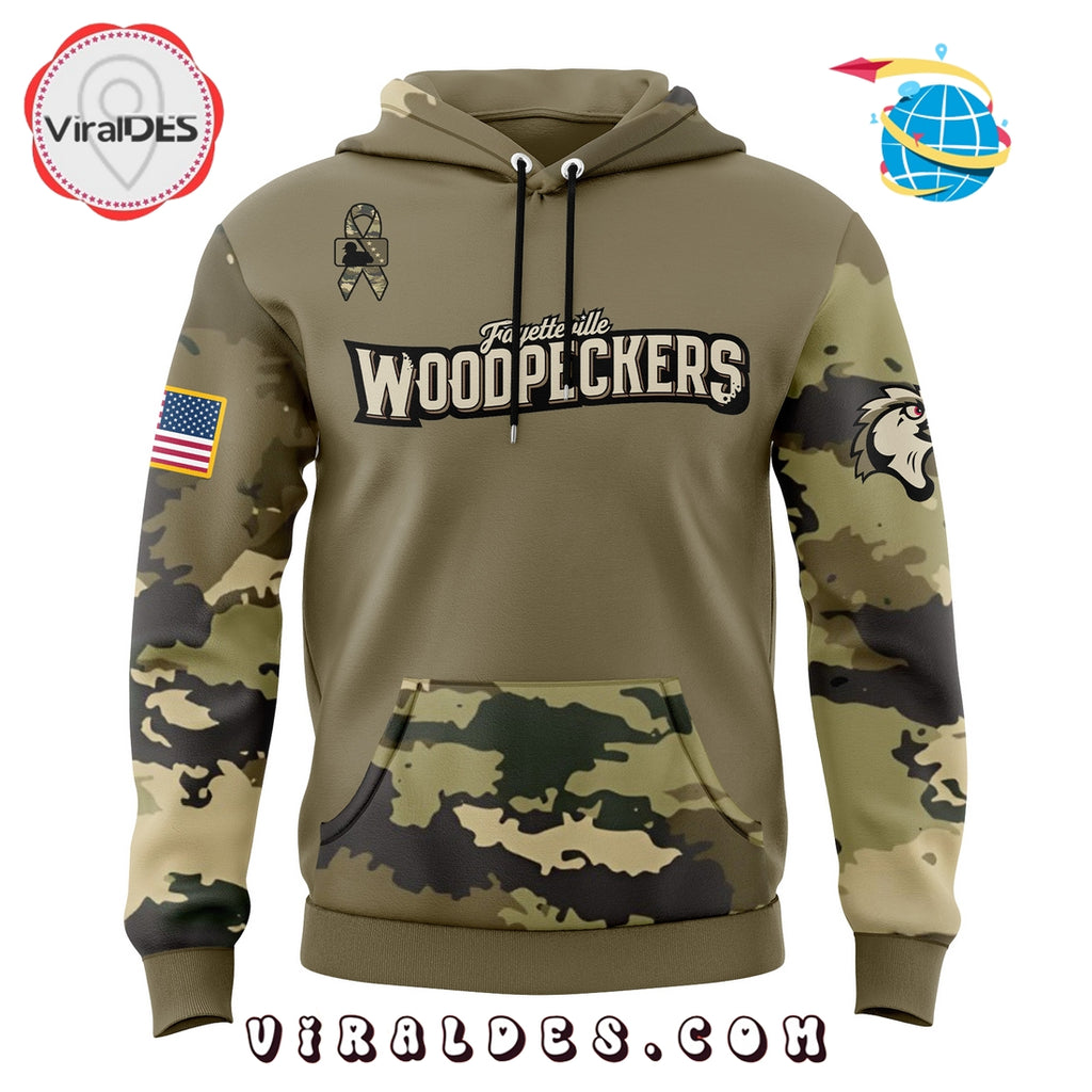 Fayetteville Woodpeckers Military Appreciation Hoodie, Long Pants