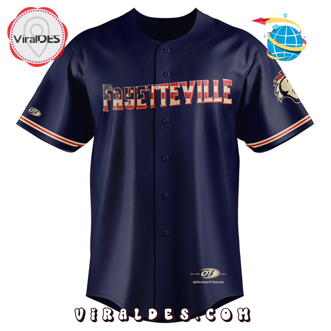 Fayetteville Woodpeckers x 2025 Patriotic Night Jersey