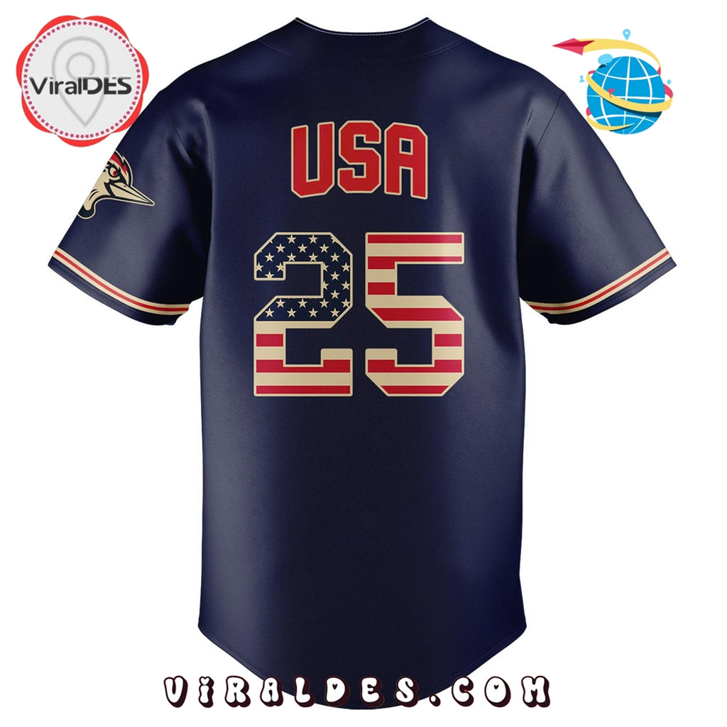 Fayetteville Woodpeckers x 2025 Patriotic Night Jersey