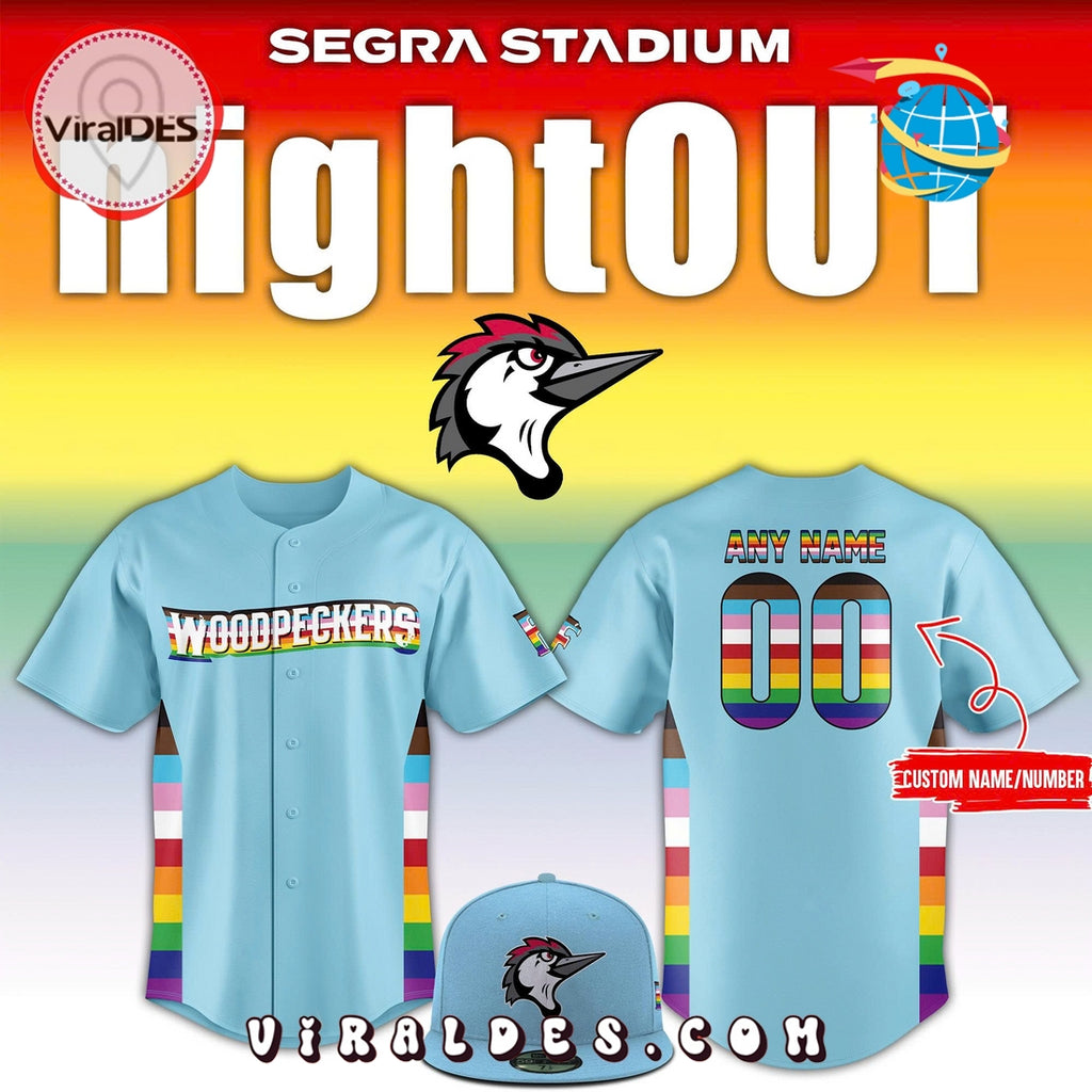 Fayetteville Woodpeckers x Night Out Baseball Jersey