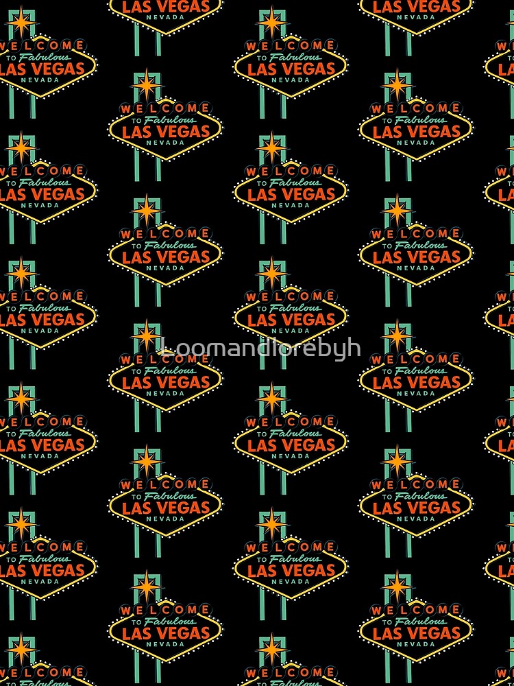Retro Las Vegas Sign by Loomandlorebyh