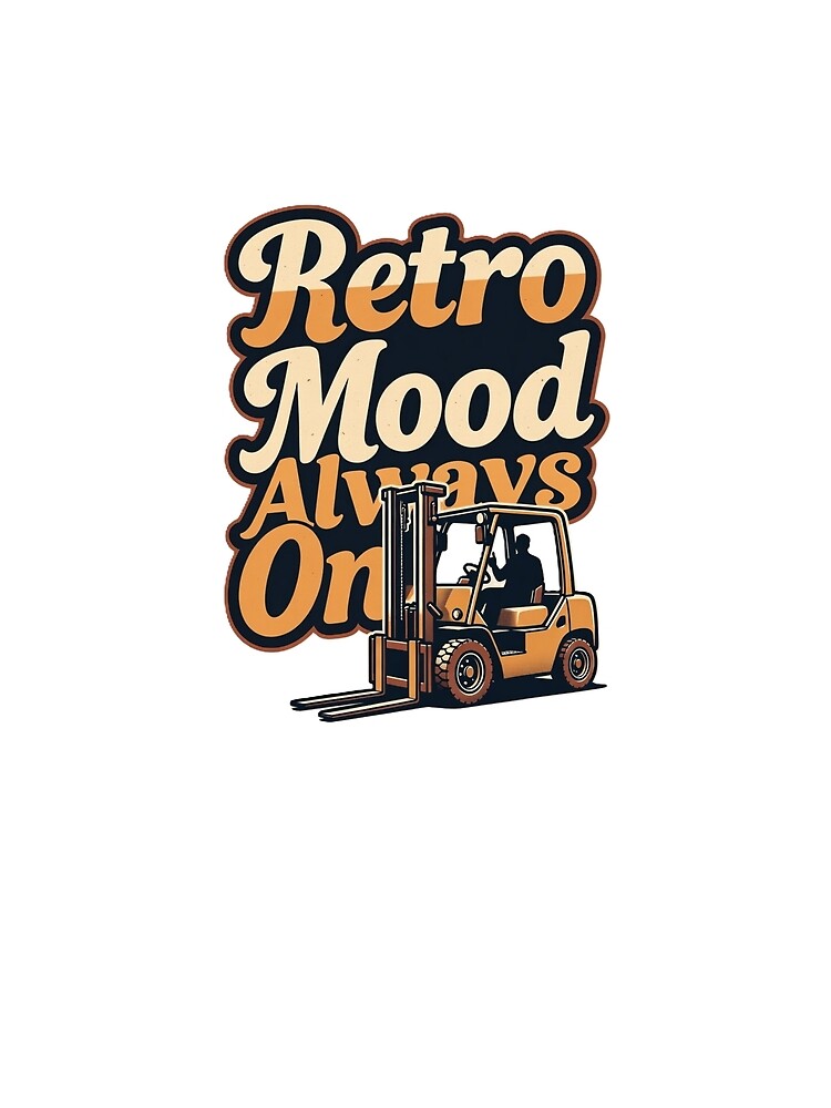 Retro Mood Always On – Vintage Typography Design by RetroNibylander