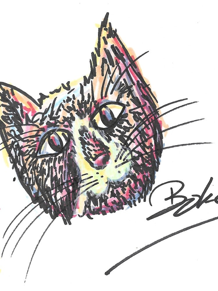 Messy Cat Portrait Boke by BOKEbyTC