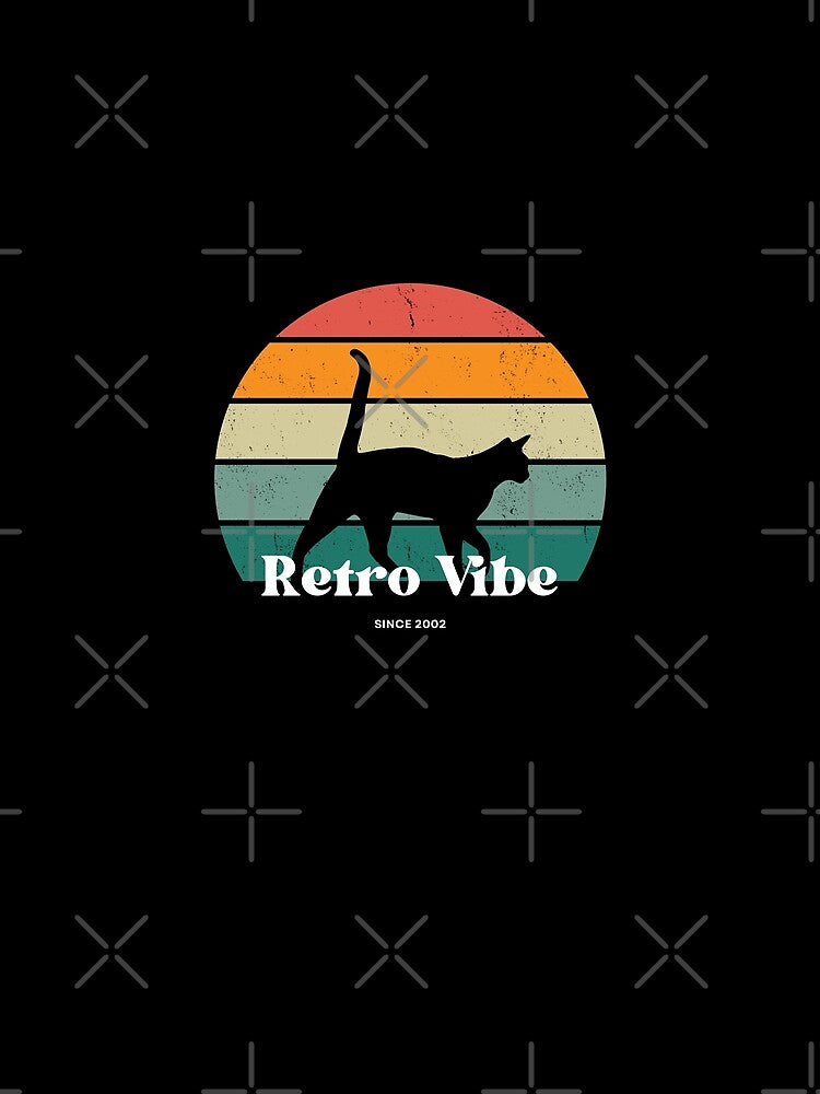 walking cat in retro design by ApexAnimal Art