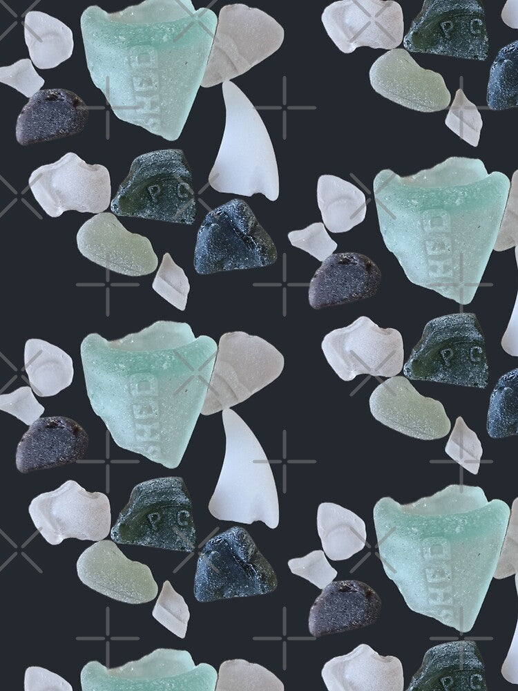 Sacred Cornish Sea Glass Healing -  Ancestral Camo Obsidian by energyoflove333
