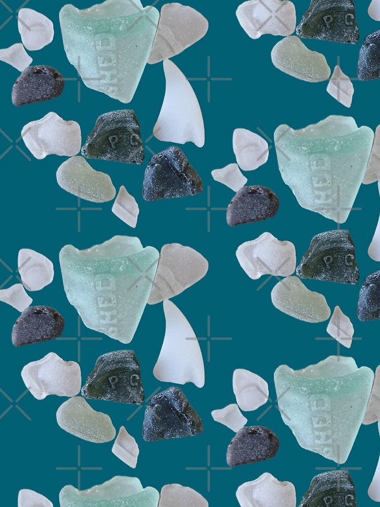 Sacred Cornish Sea Glass Healing -  Ancestral Camo by energyoflove333