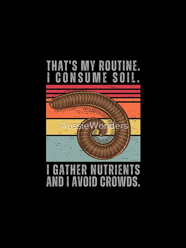 Millipede Retro Sunset | Millipede Vintage Retro Sunset | Retro Sunset Millipede by AussieWonders
