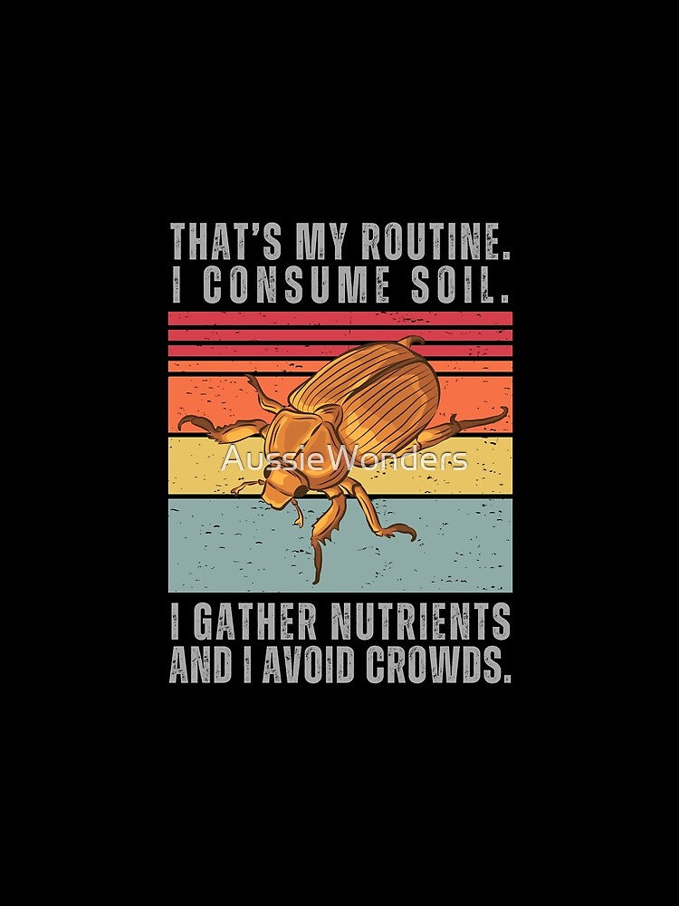 Beetle Retro Sunset | Beetle Vintage Retro Sunset | Retro Sunset Insect by AussieWonders