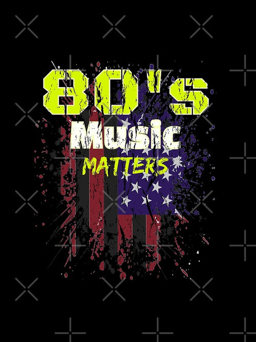 80's Music Matters USA Flag by alyedel