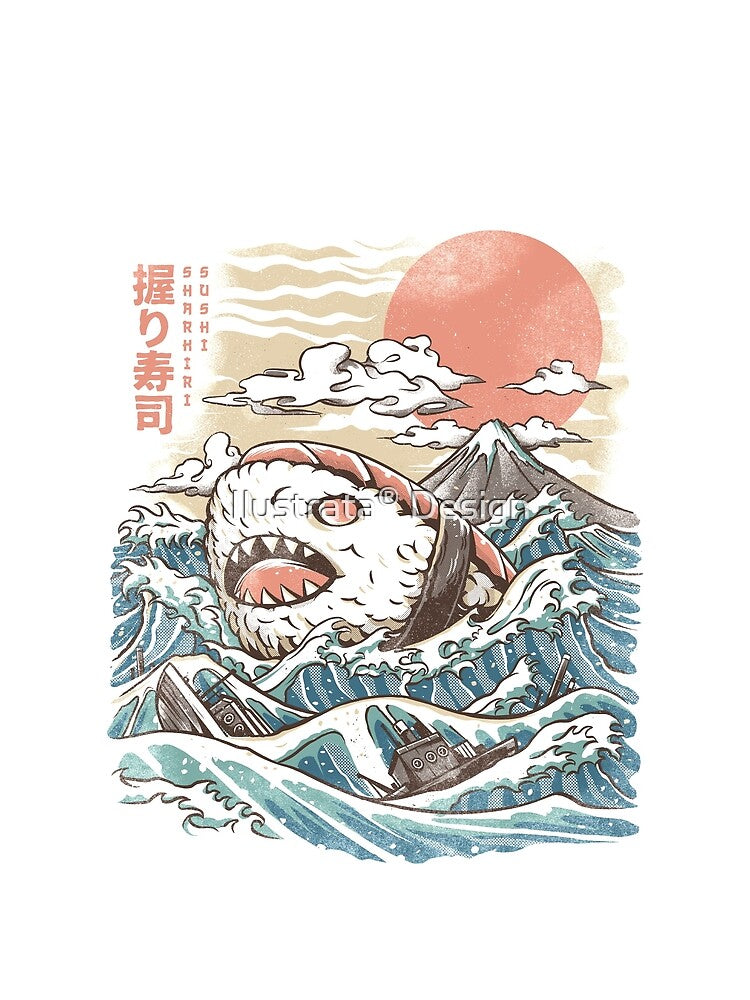 Sharkiri Sushi by Ilustrata®