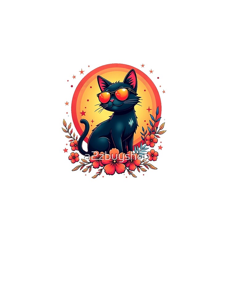 Retro Style Cat by a2zbuyshop