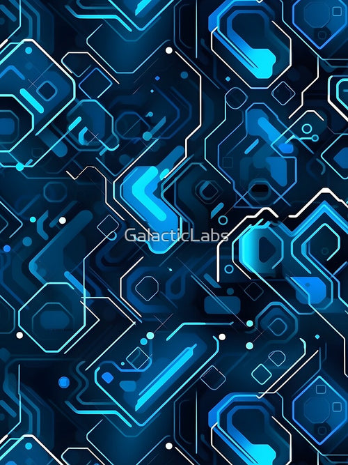 Abstract Futuristic Lineart – Seamless by GalacticLabs