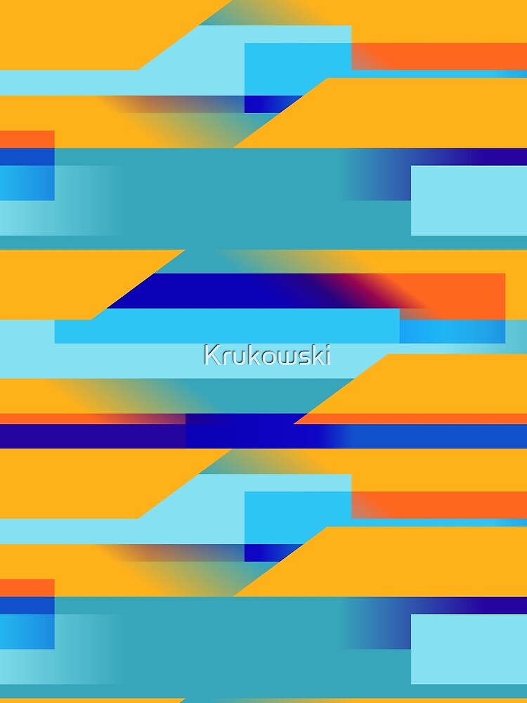 Abstract Shapes Geometric Pattern by Krukowski