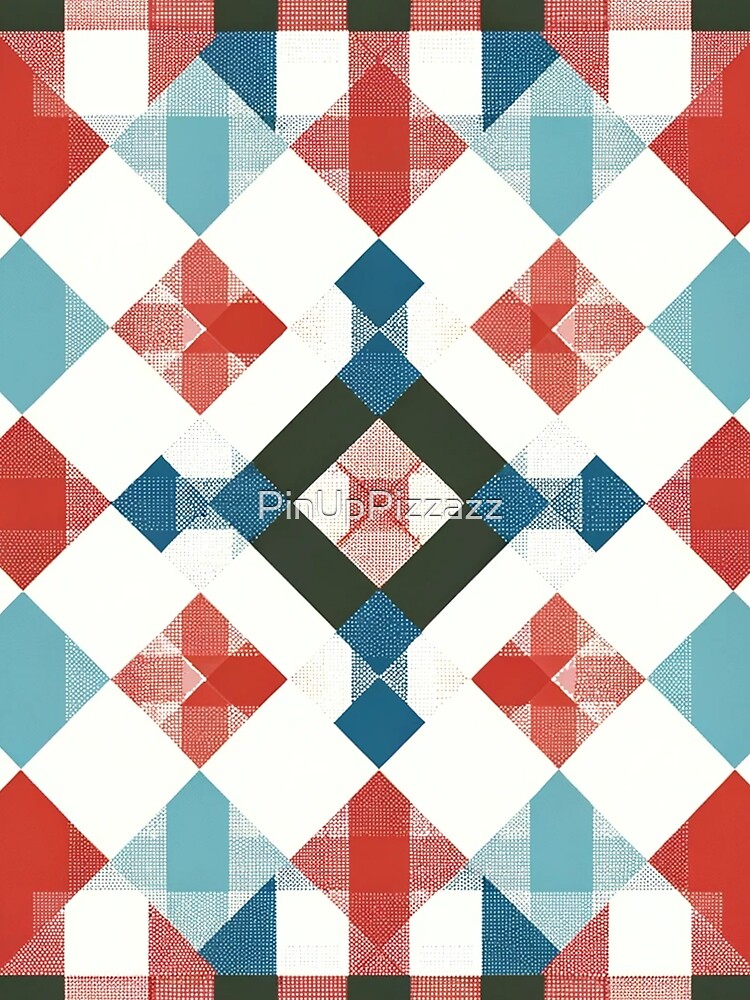 Gingham Print Pattern by PinUpPizzazz