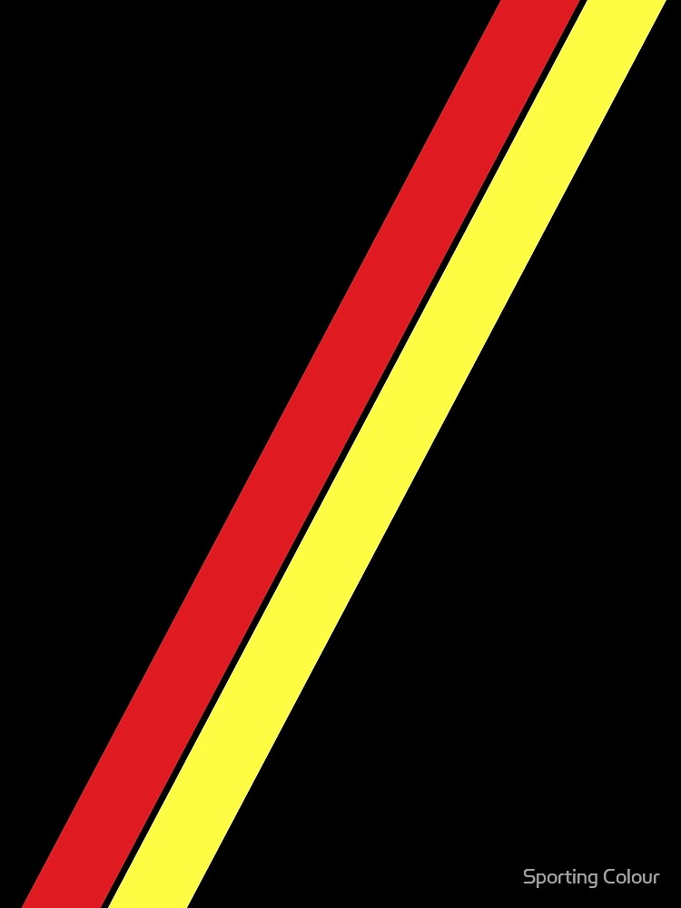 Retro Partick Thistle Black Red Yellow Sash 2000 by Sporting Colour