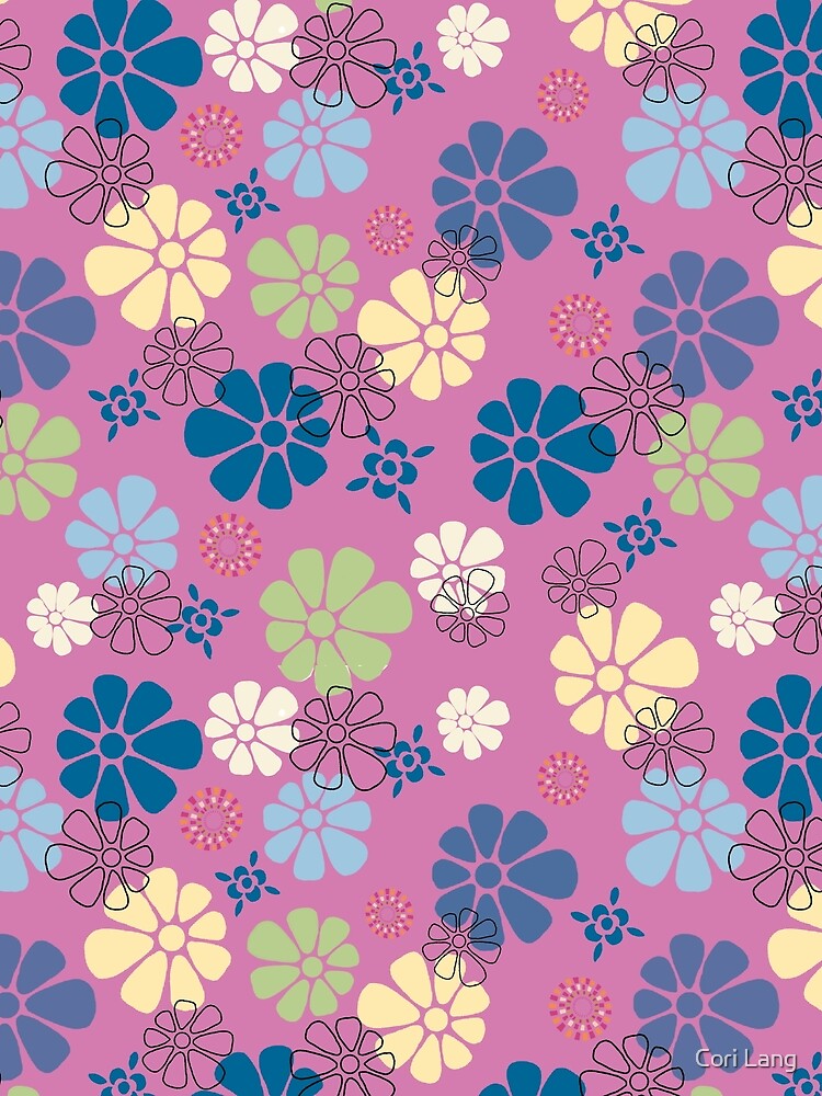 Retro Vibes - Pink - 24A-002 by Cori Lang