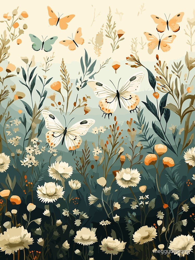 Whispering Whimsy Butterfly Art by meggydesigns