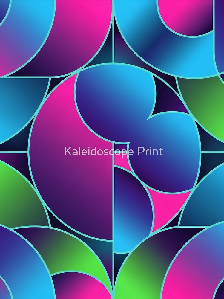 Chromatic Geometry by Kaleidoscope Print