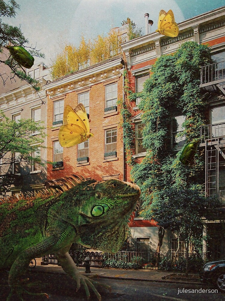 A Bug's World: Big Lizard in the City by julesanderson