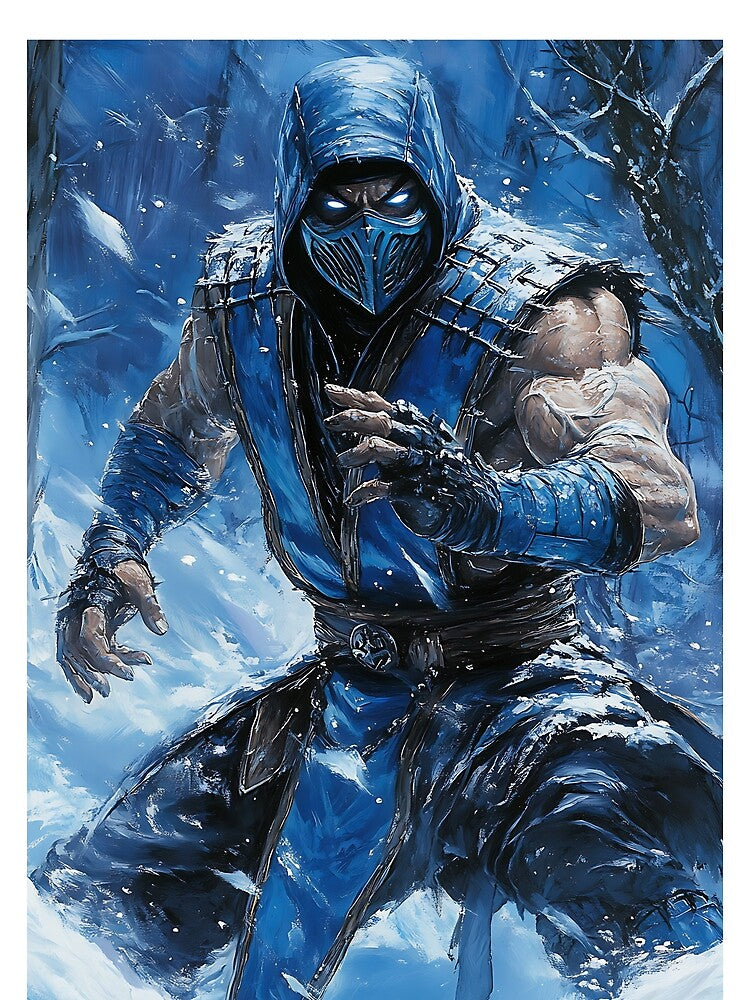 Mortal Kombat Sub Zero MK Fanart by bapupa
