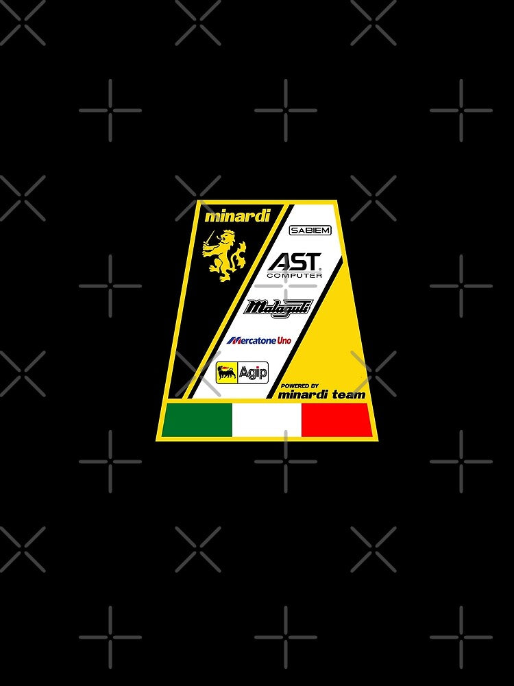 Minardi F-1 Team Retro Art by San Studios Co.