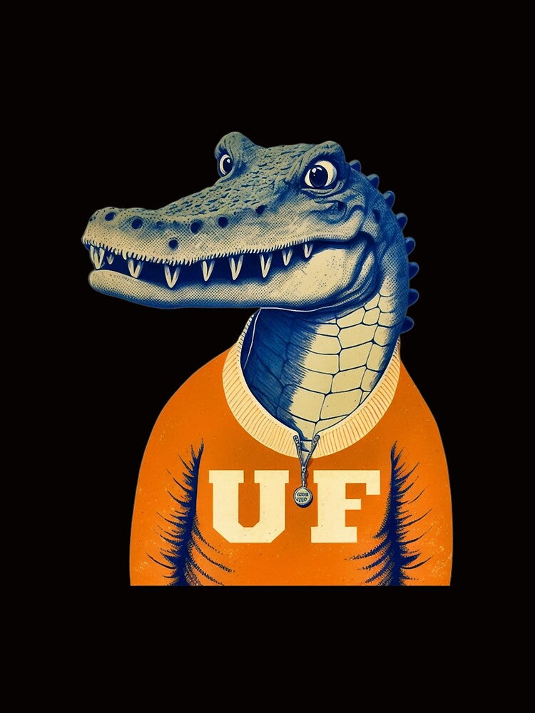 Retro UF Gator by VICTORKNEE