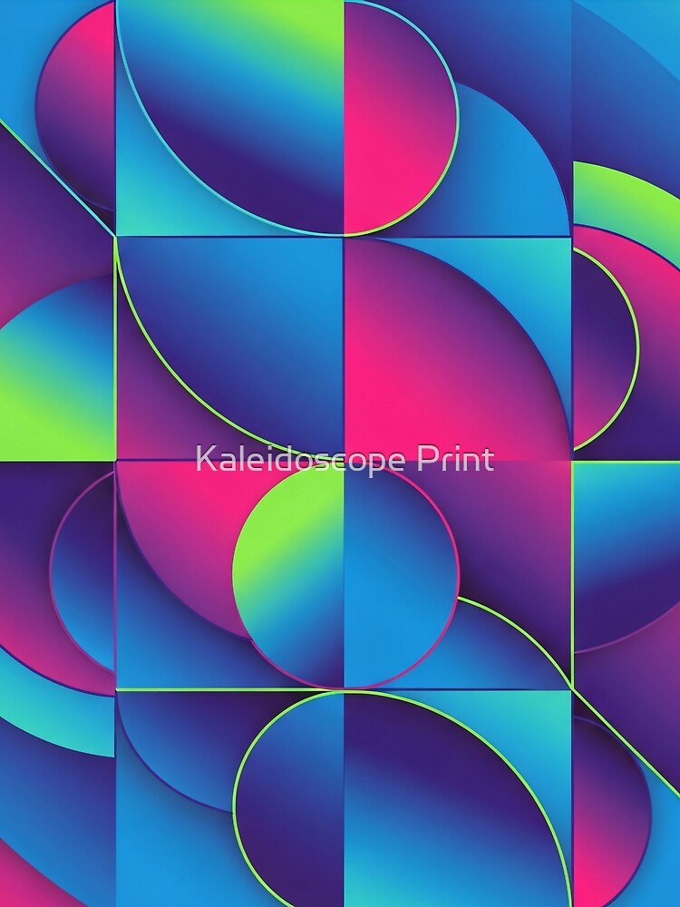 Neon Arc Balance by Kaleidoscope Print