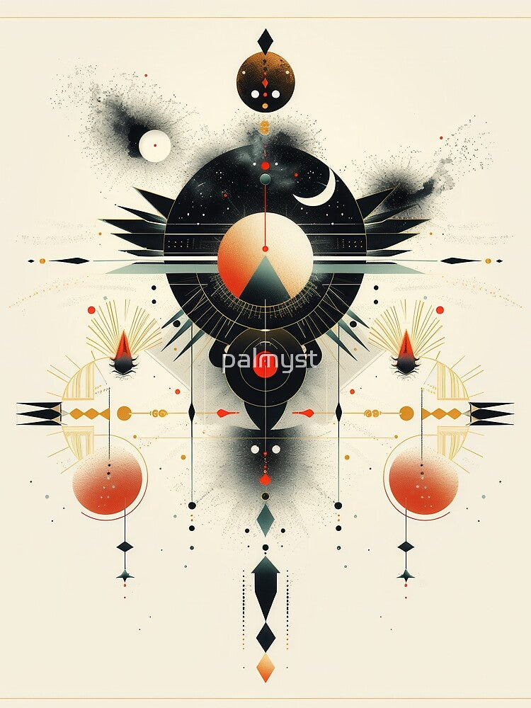 Celestial Harmony of Geometric Forms by palmyst