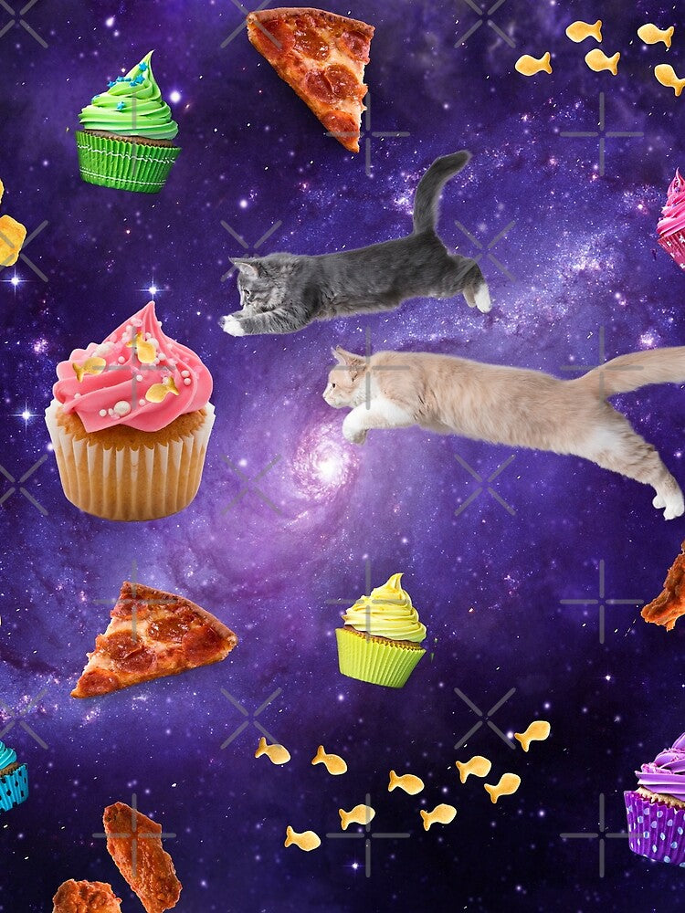 Cats N' Cupcakes in Space by Lylabean22