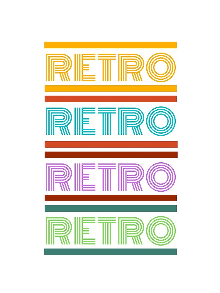 Multicolor Retro Design by AngeGraciela