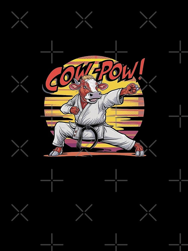Karate Cow Art – Funny Martial Arts Cow Design by love3617