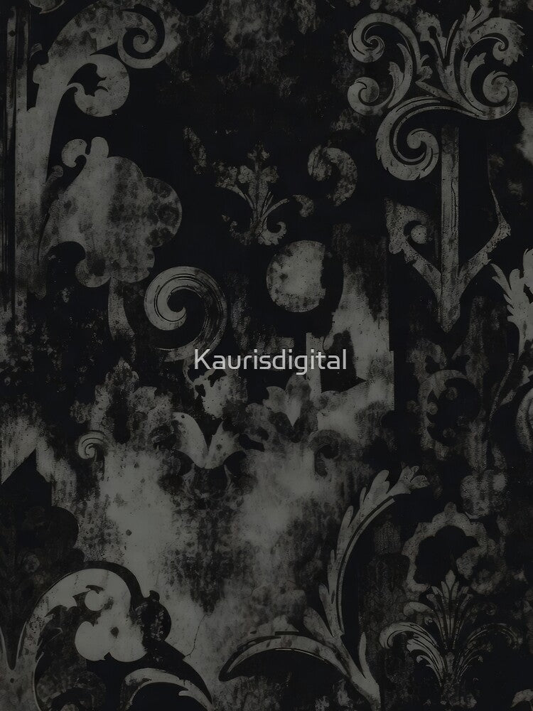 Grunge Vintage Ornamental Beauty In The Shadows by Kaurisdigital