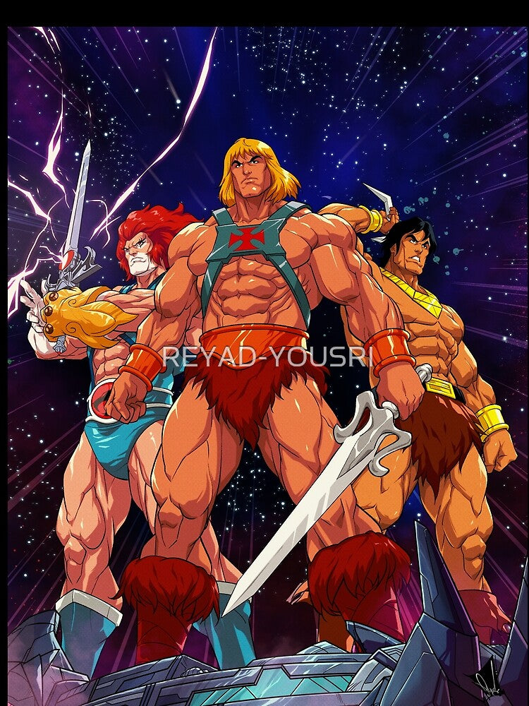 Cosmic Barbarian Trio by REYAD-YOUSRI
