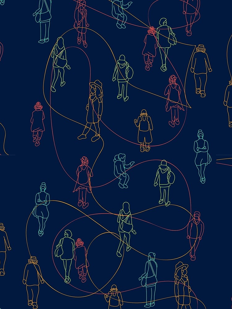 doodle people around the city by joysdart