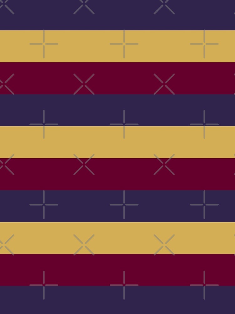 3 Large NAVY BLUE, BURGUNDY RED and GOLD Horizontal STRIPES by RachelMacht