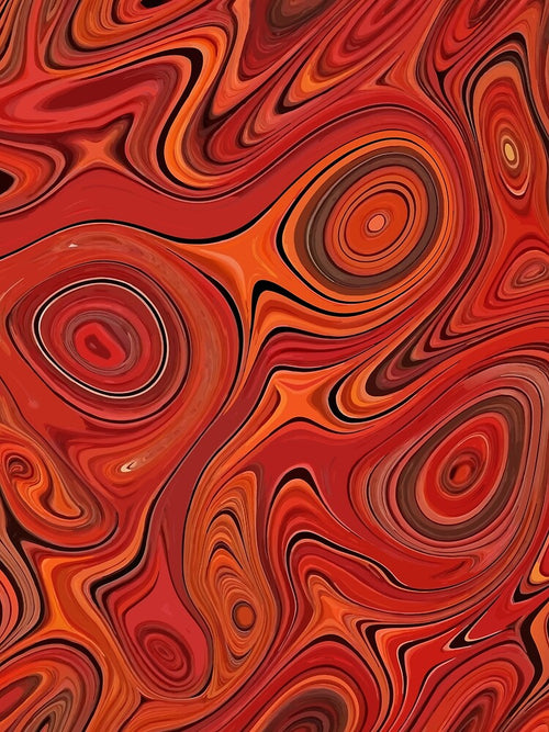 Abstract Crimson Currents by alex-yars