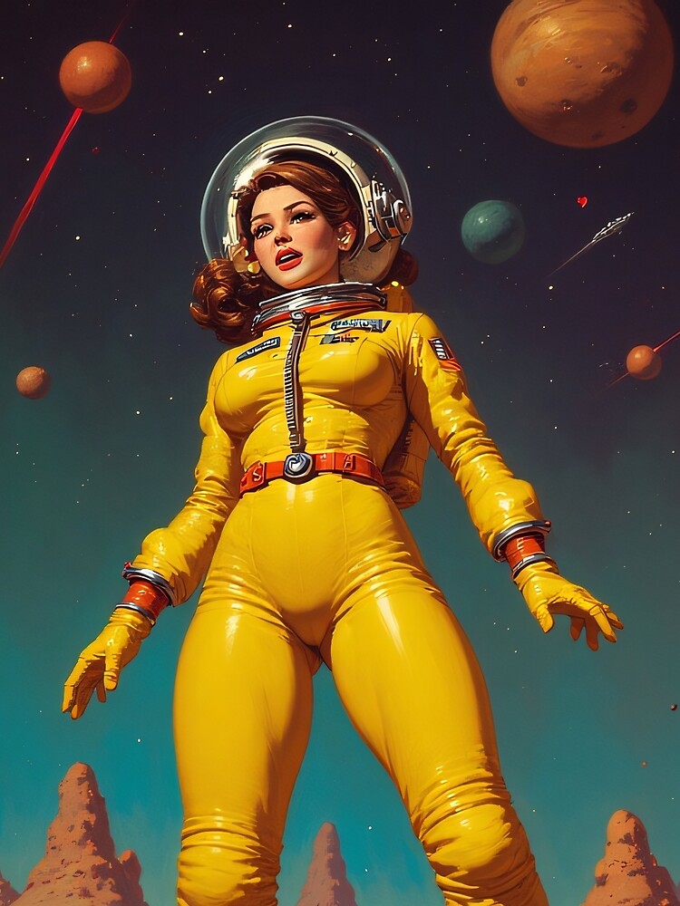 Homage to the Retro-Futurism movement by she-devil-shirt