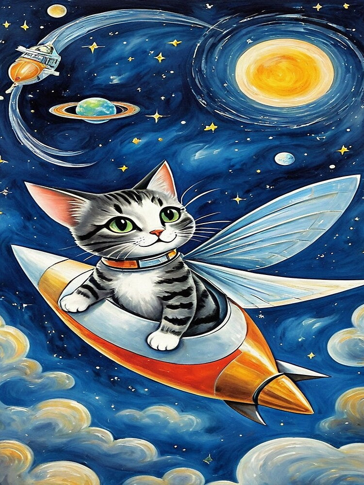 cat in space by saly55887