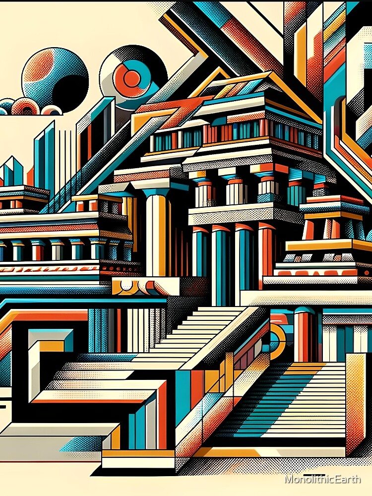 Futuristic Temple by MonolithicEarth