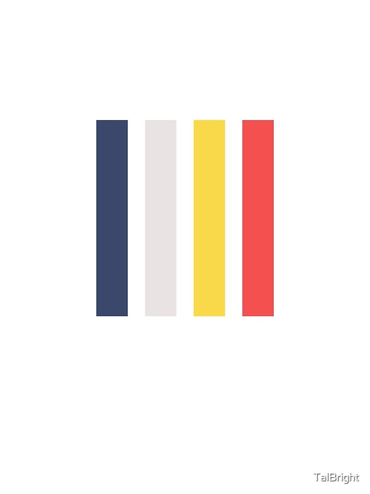 Retro Color Palette Stripes by TalBright