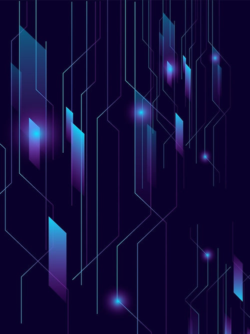Abstract Background with Futuristic Style by Robert Lynch