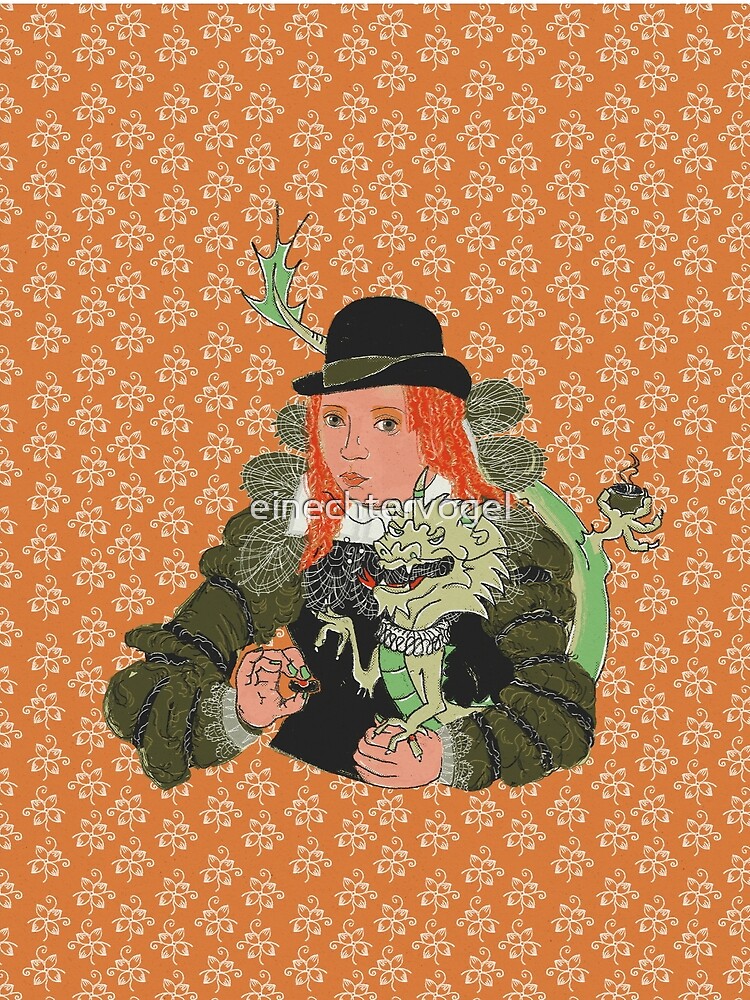 Too Fancy for Dragons – Baroque Lady with Espresso & Praline by einechtervogel