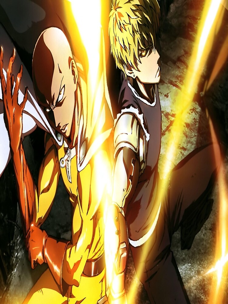 Anime Duo Power – Lightning Action Hero Aesthetic Art by SSVSTICKERS