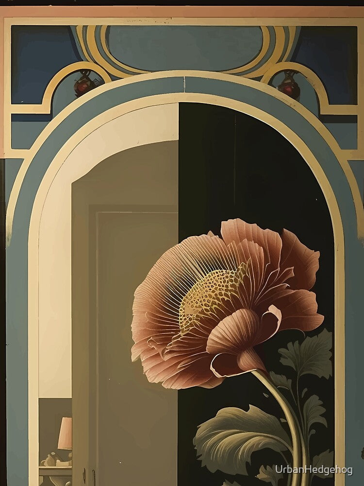 Retro flower print by UrbanHedgehog