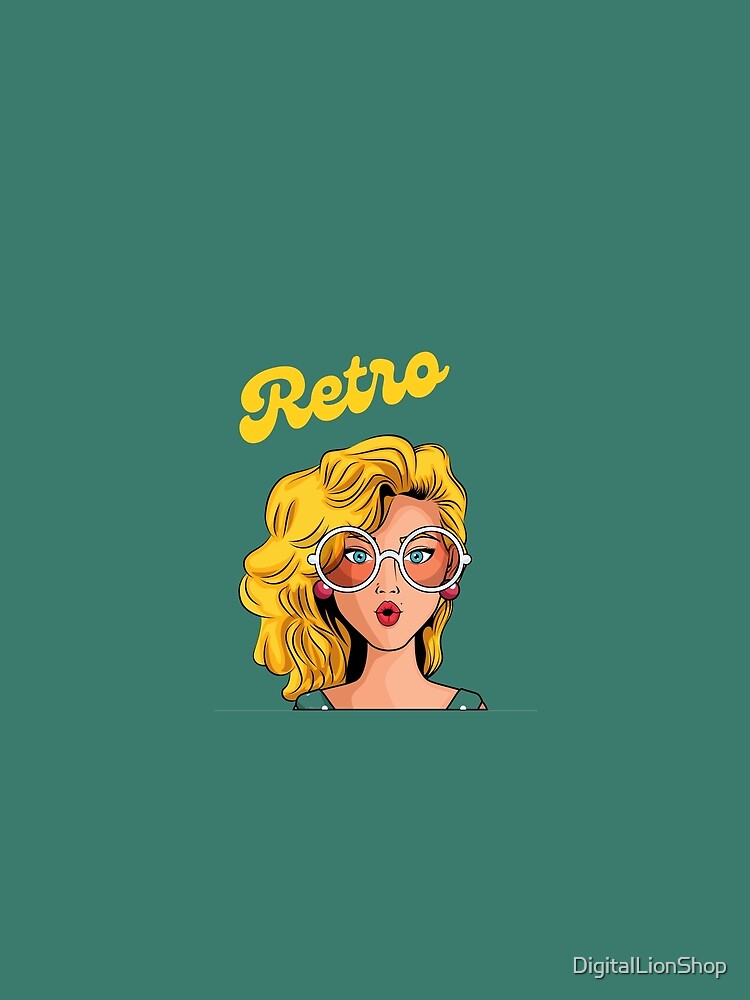 Retro Girl by DigitalLionShop