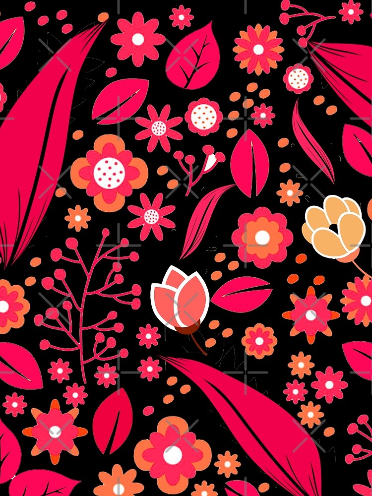 A mixture of flowers, roses, and leaves by Diamond-Wisdom