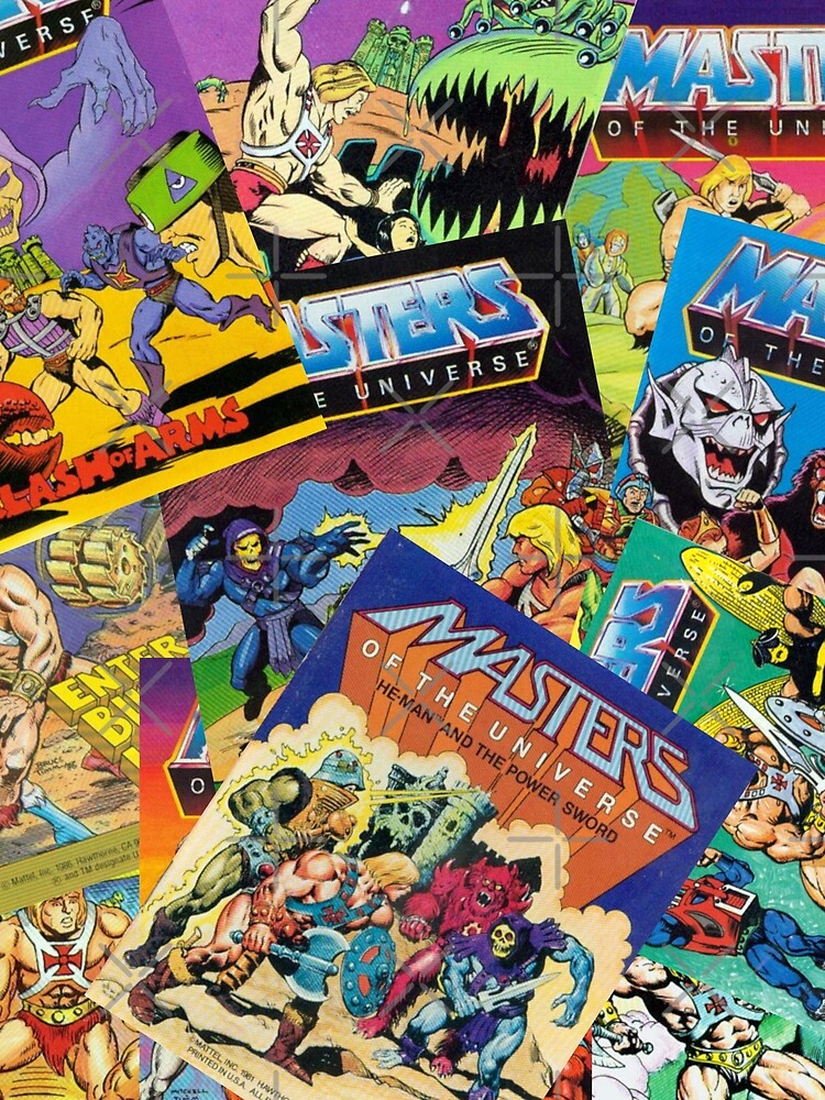 Retro 80s Action Figure Comics collage by azule1