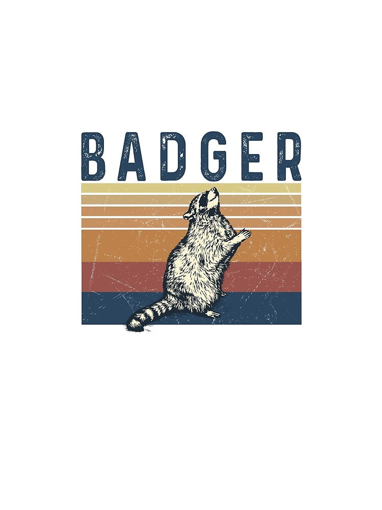 Badger Retro by OttilieJacon