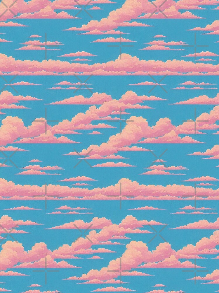Vaporwave Vintage Clouds by Anagolay