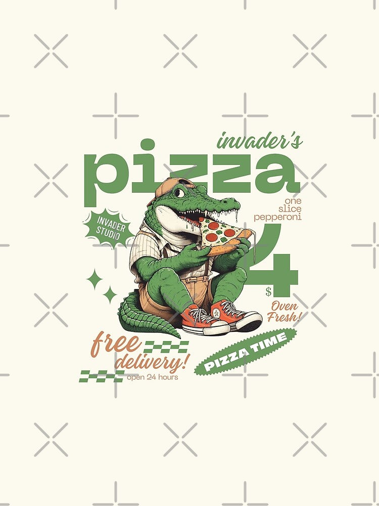 Invader's pizza by Peerless-Prime